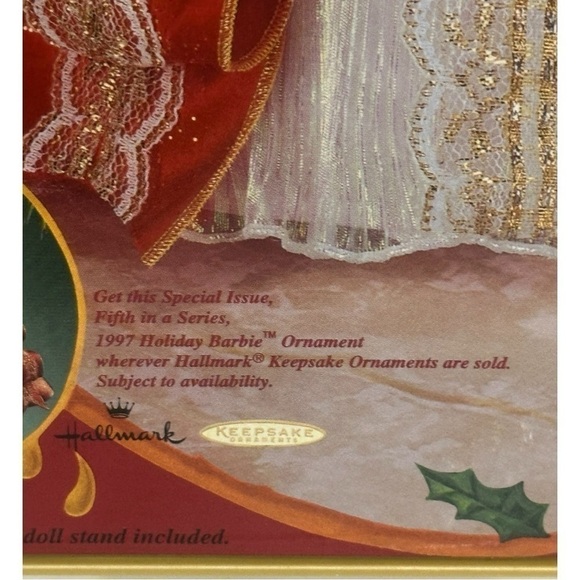 Barbie 1997 Holiday Happy Holidays RARE Vintage Barbie Doll by Mattel NEW - Picture 5 of 8